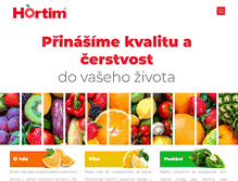 Tablet Screenshot of hortim.cz